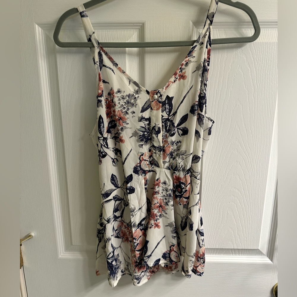 Flowy Flower Pattern Dress